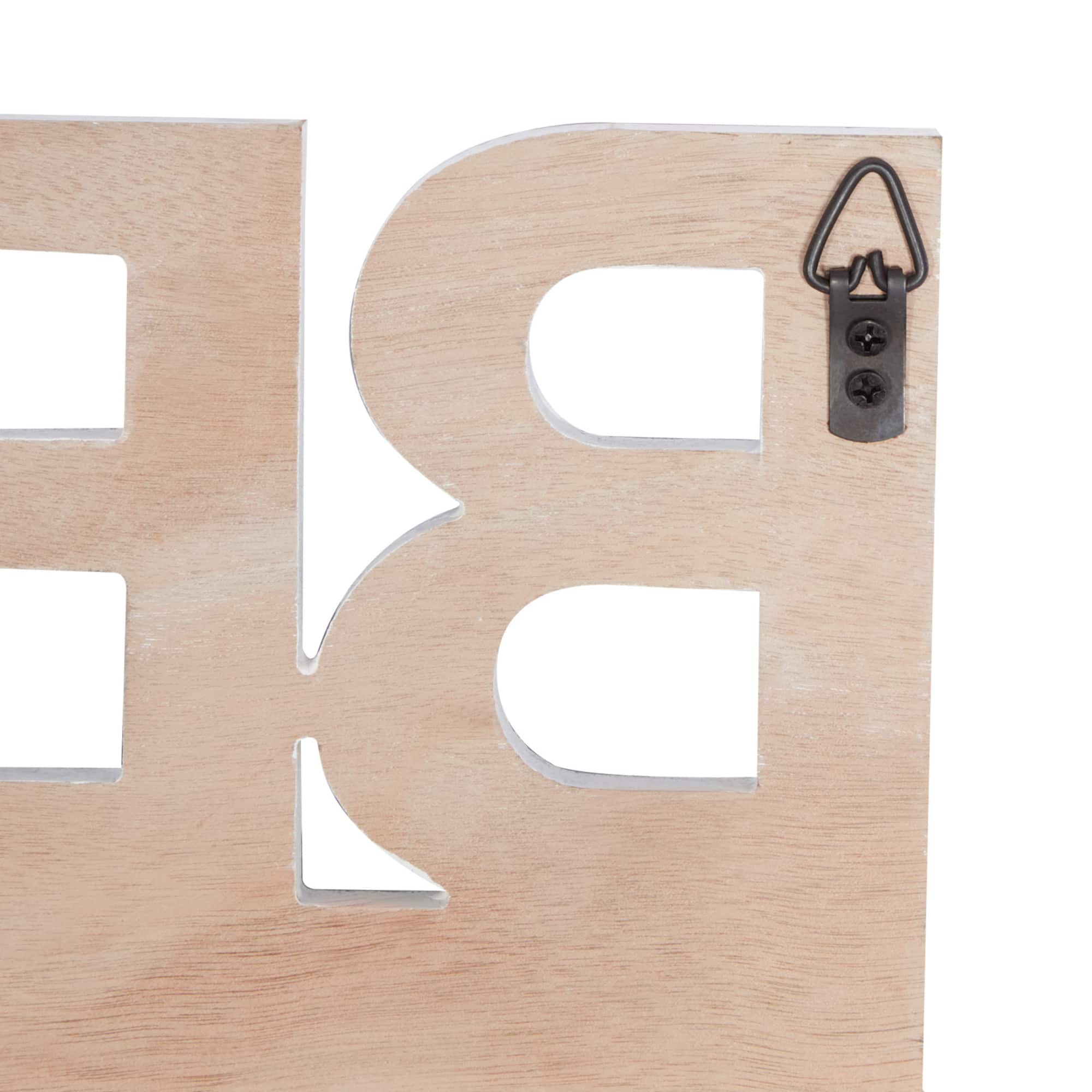 Blue Wood Coastal Wall Hook